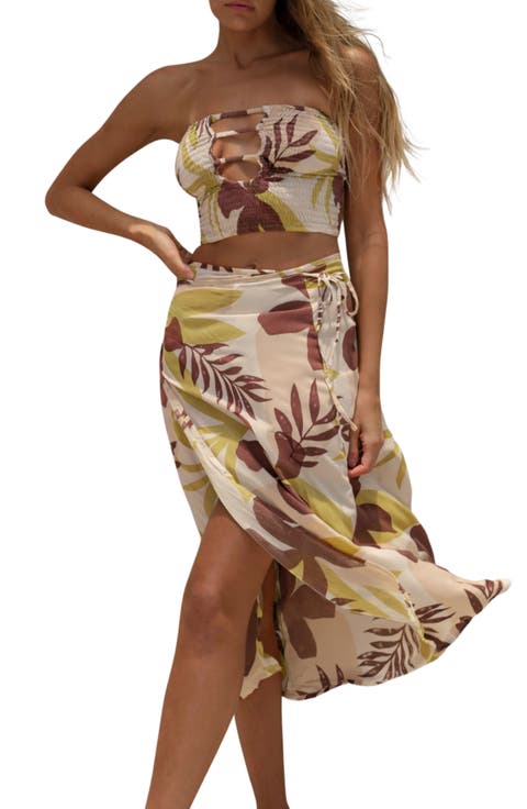 Holiday Wrap Cover-Up Skirt