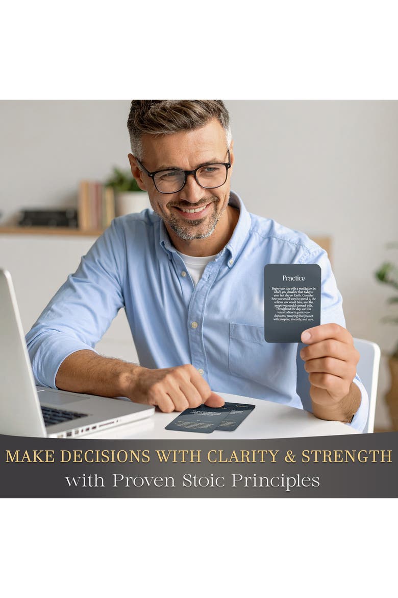 Stoicism Quotes Calendar & Card Set, Alternate, color, Stoicism