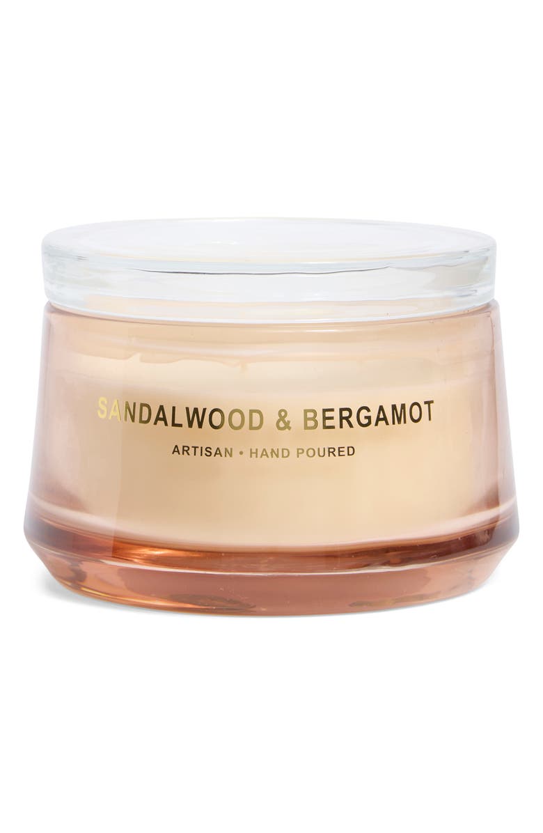 PORTOFINO CANDLES Sandalwood & Bergamot Jar Candle, Main, color, Sandalwood / Begamont