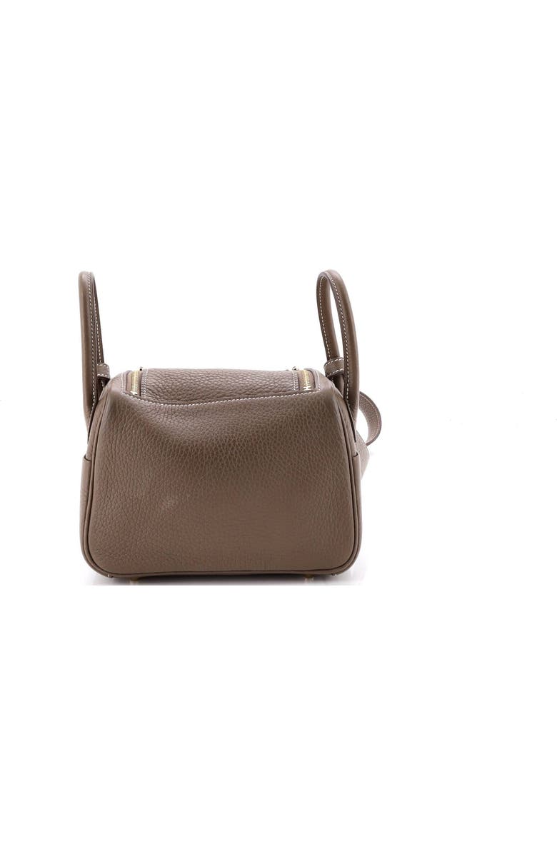 Pre-Owned Hermes Lindy Bag Clemence Mini, Alternate, color, Etoupe
