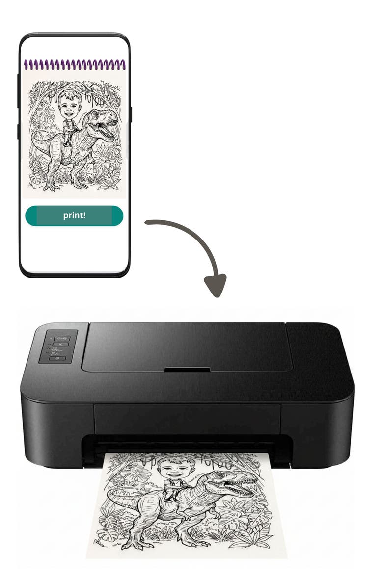 Paintable Pictures Colorables!<sup
™</sup
 Create Your Own Coloring Book Activity Set, Alternate, color, 