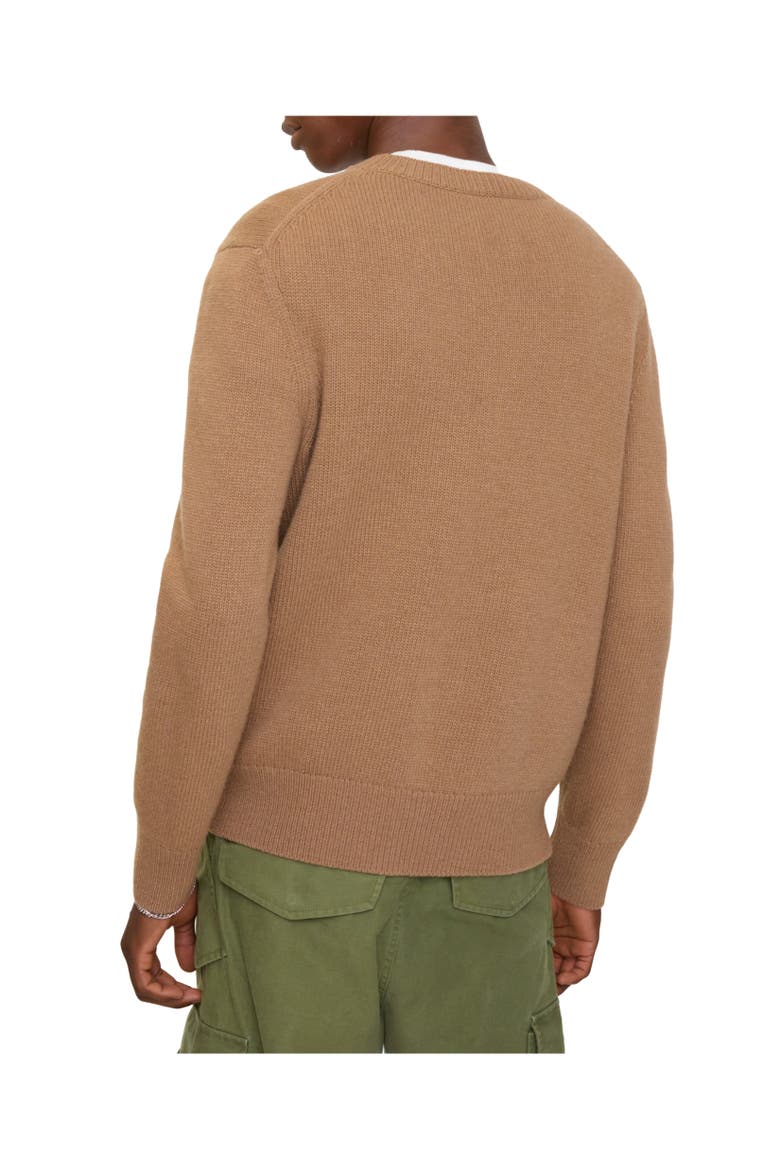 Knight Wool Cashmere Sweater, Alternate, color, Camel