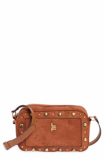 Faux Suede Bubble Studs Camera Bag