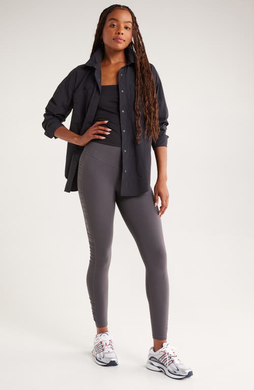 Zella Travel Lite Shirt Jacket In Black
