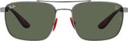 Ray-Ban 58mm Square Sunglasses