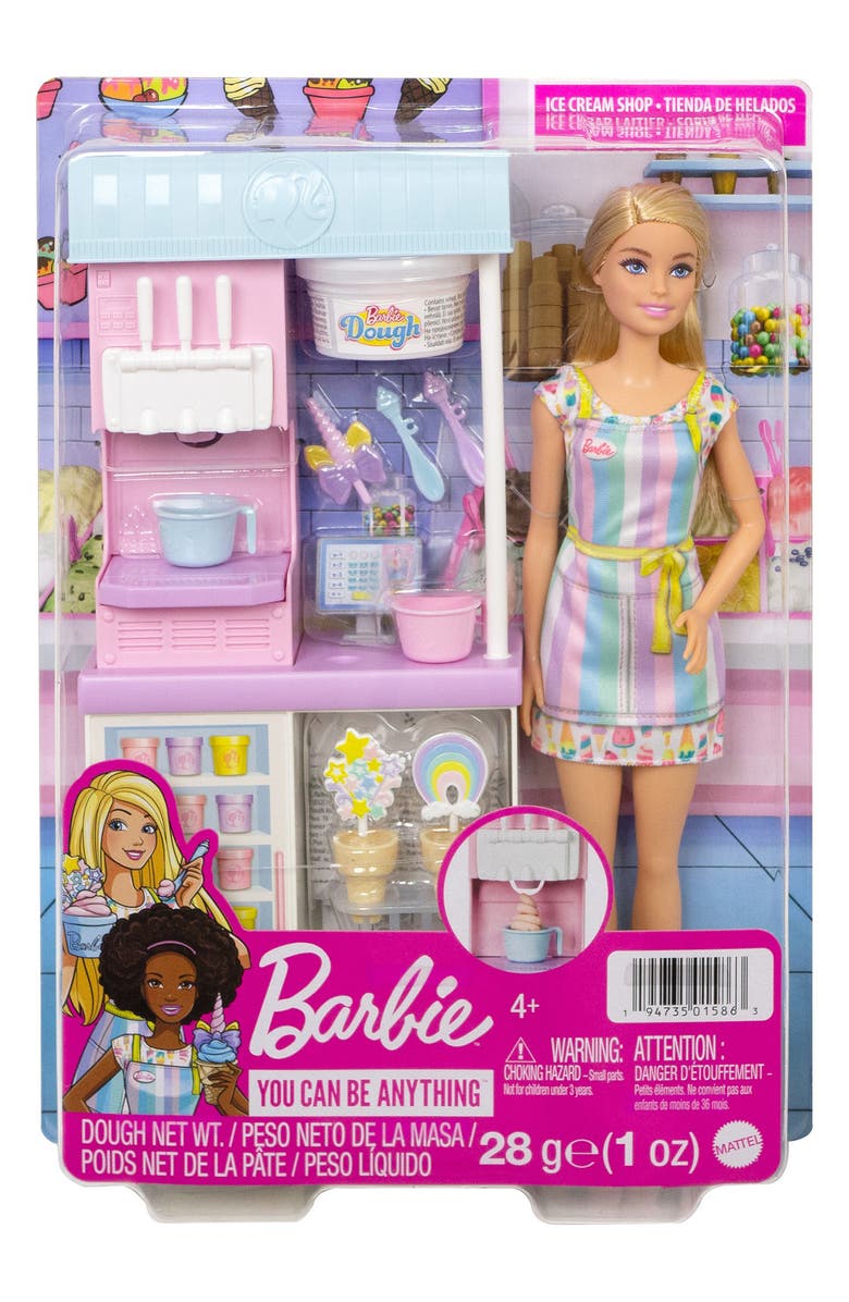 Barbie Mattel Barbie<sup>®</sup> Ice Cream Shop Playset, Alternate, color, 
