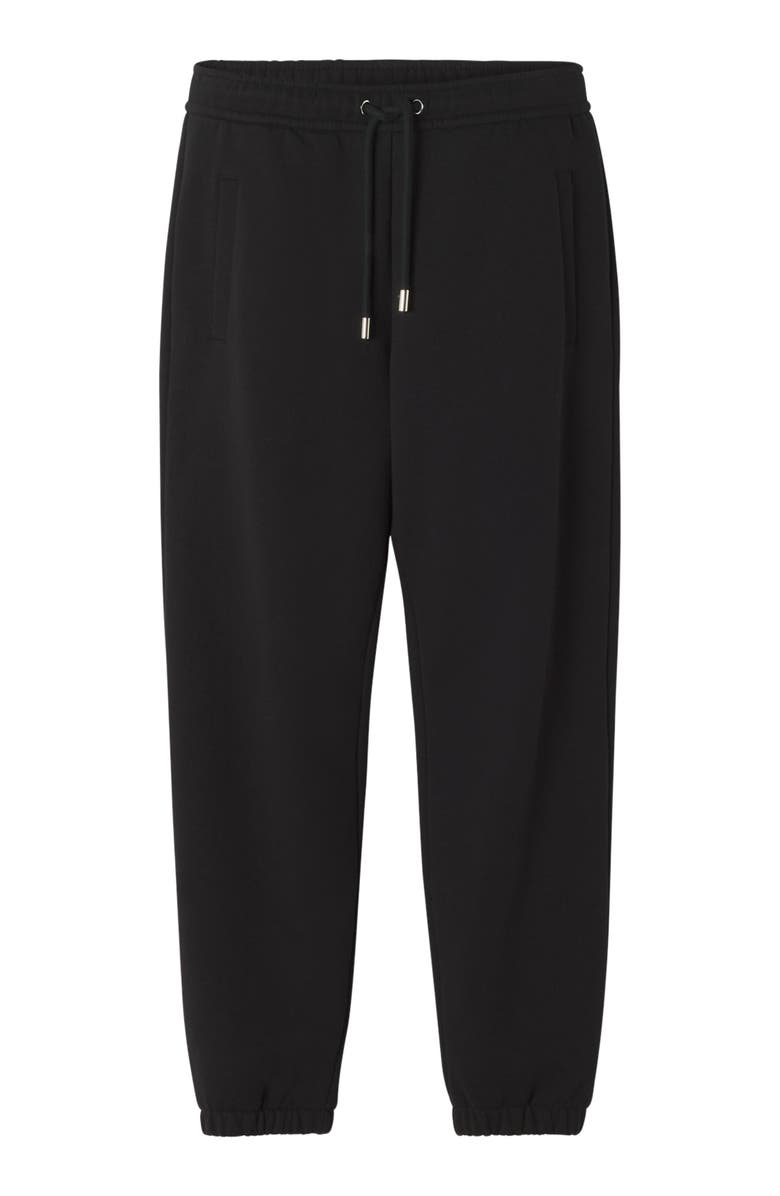 Lanvin Fleece Jogger Pants, Alternate, color, Black