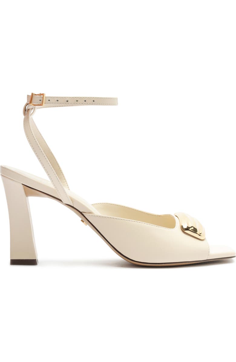 Arezzo Greer Ankle Strap Sandal, Alternate, color, Panacota