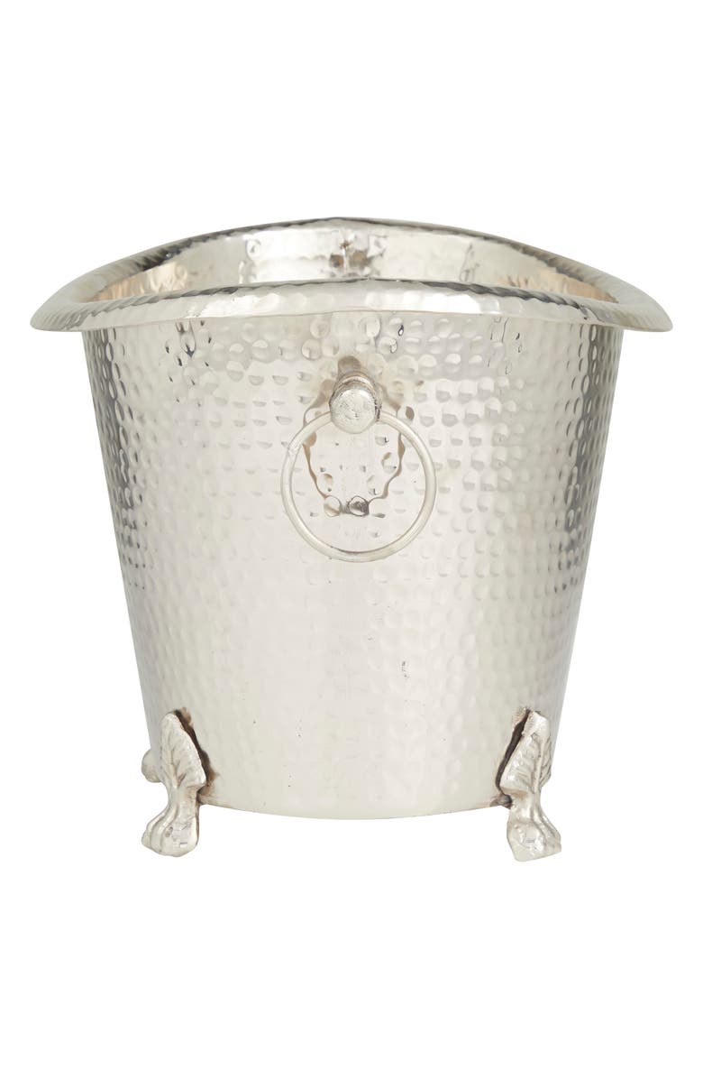 Novogratz Silvertone Aluminum Traditional Ice Bucket, Alternate, color,