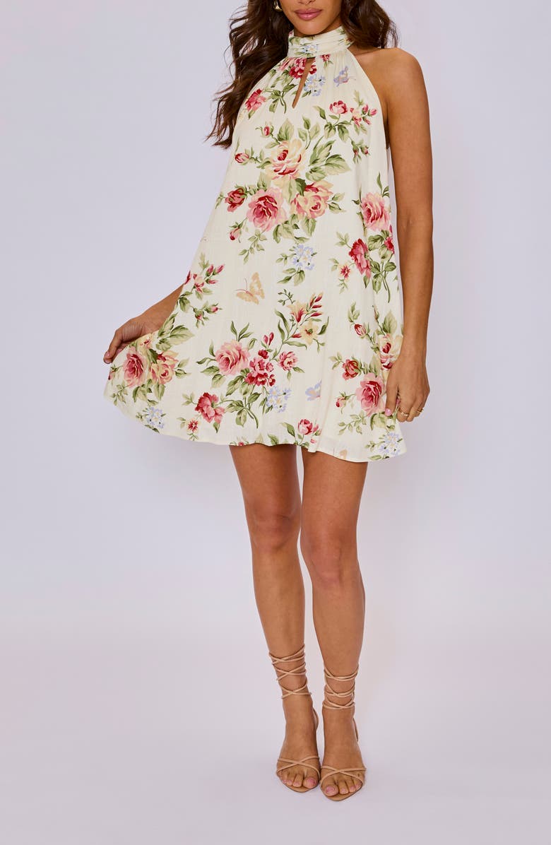 VICI Collection Bloom Floral Minidress, Main, color, 