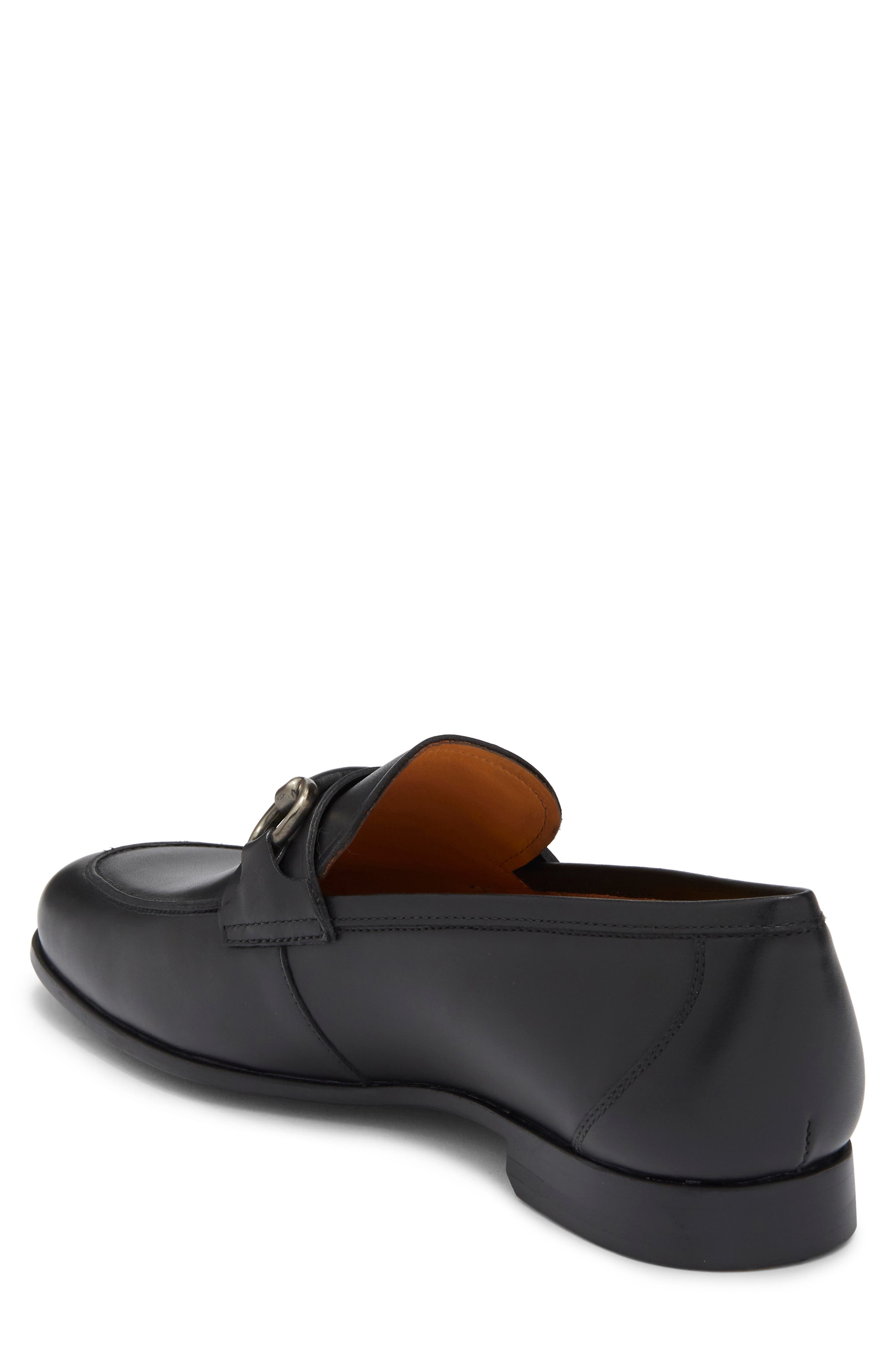 Magnanni Tavarez Horsebit Loafer, Alternate, color, Black