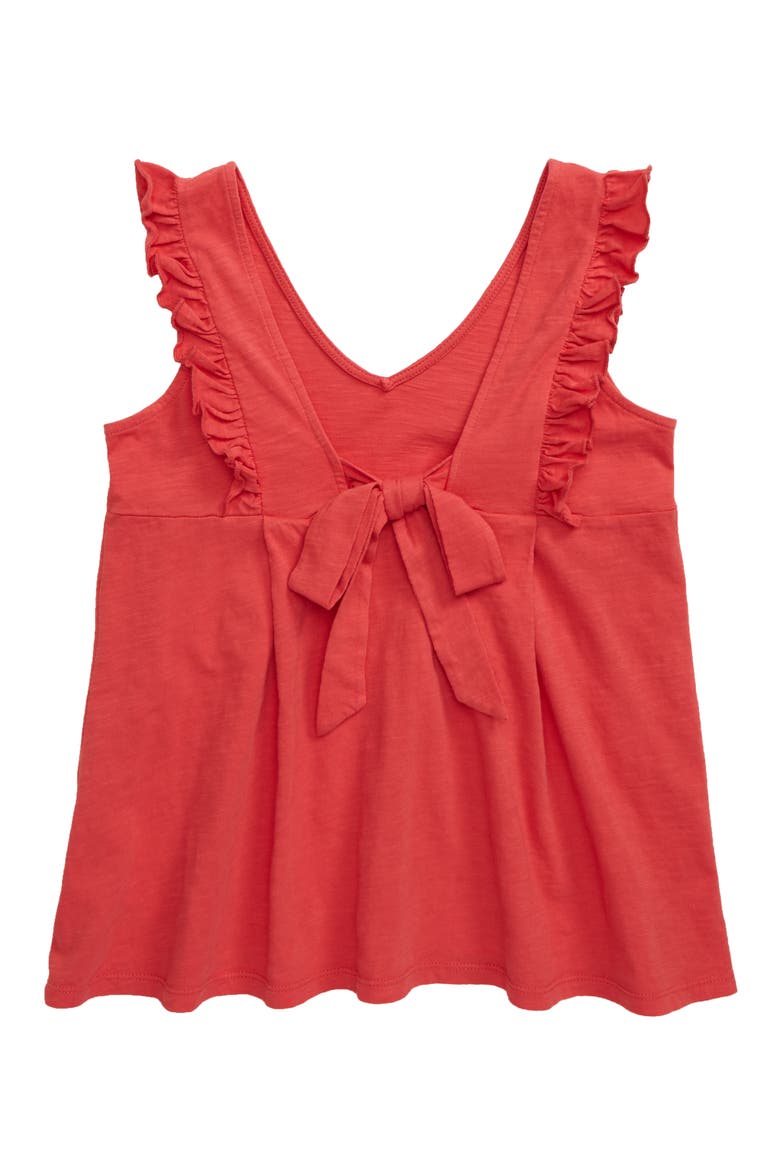 Tie Back Top, Alternate, color, RED MUM