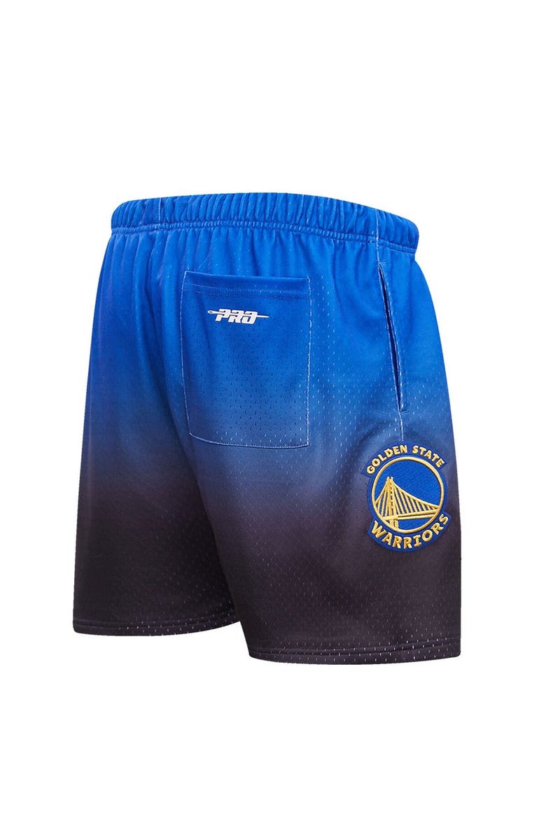 PRO STANDARD Men's Pro Standard Royal/Black Golden State Warriors Ombre Mesh Shorts, Alternate, color, Royal