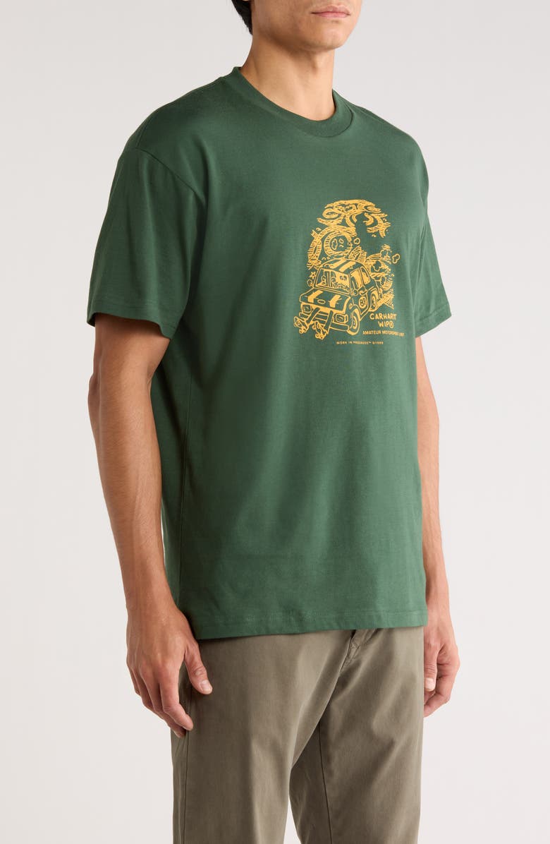 Carhartt Work In Progress Unit Organic Cotton Graphic T-Shirt, Alternate, color, Sycamore Tree