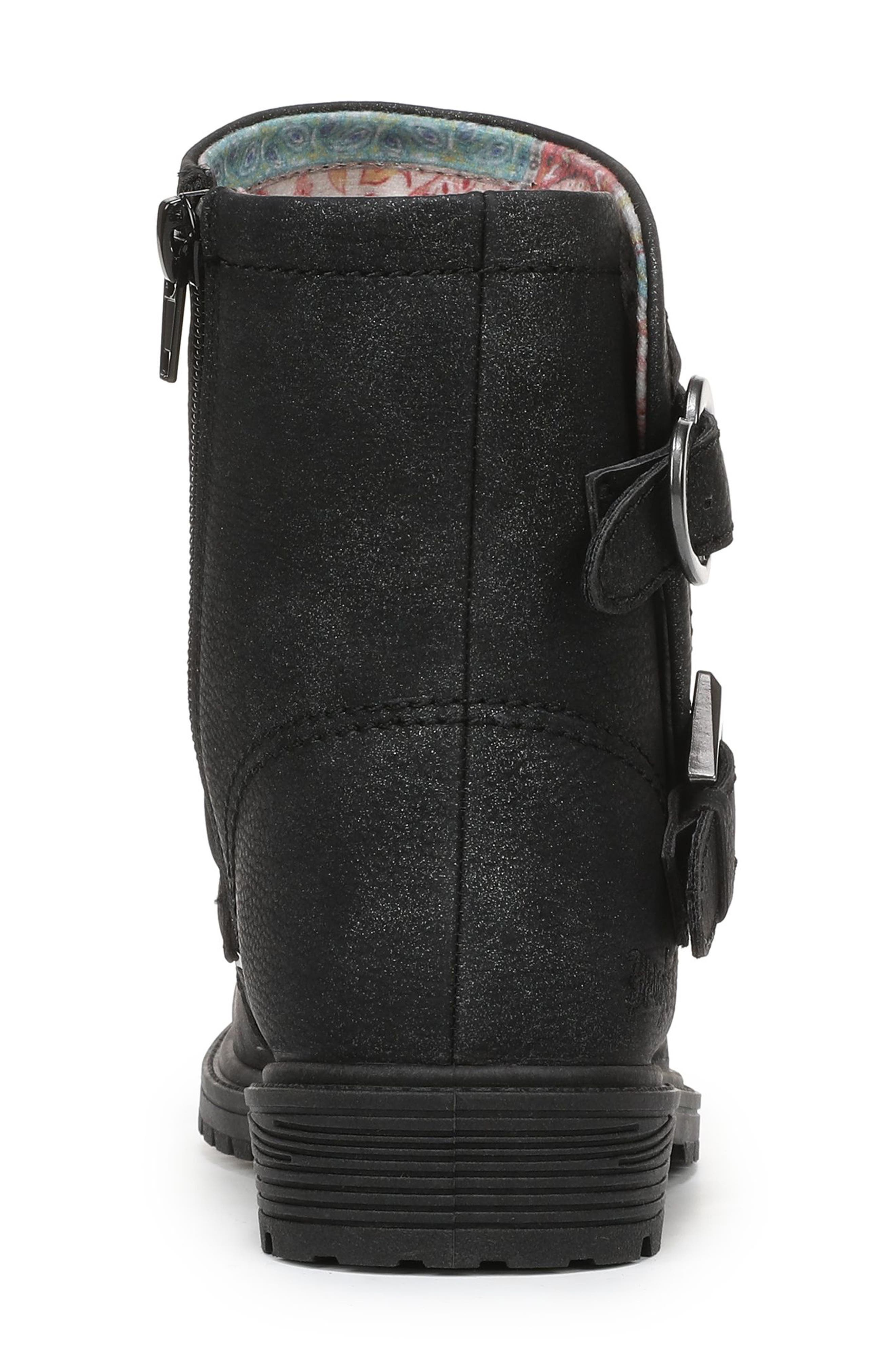 Kids' Venice Faux Leather Boot, Alternate, color, BLACK FAUX LEATHER