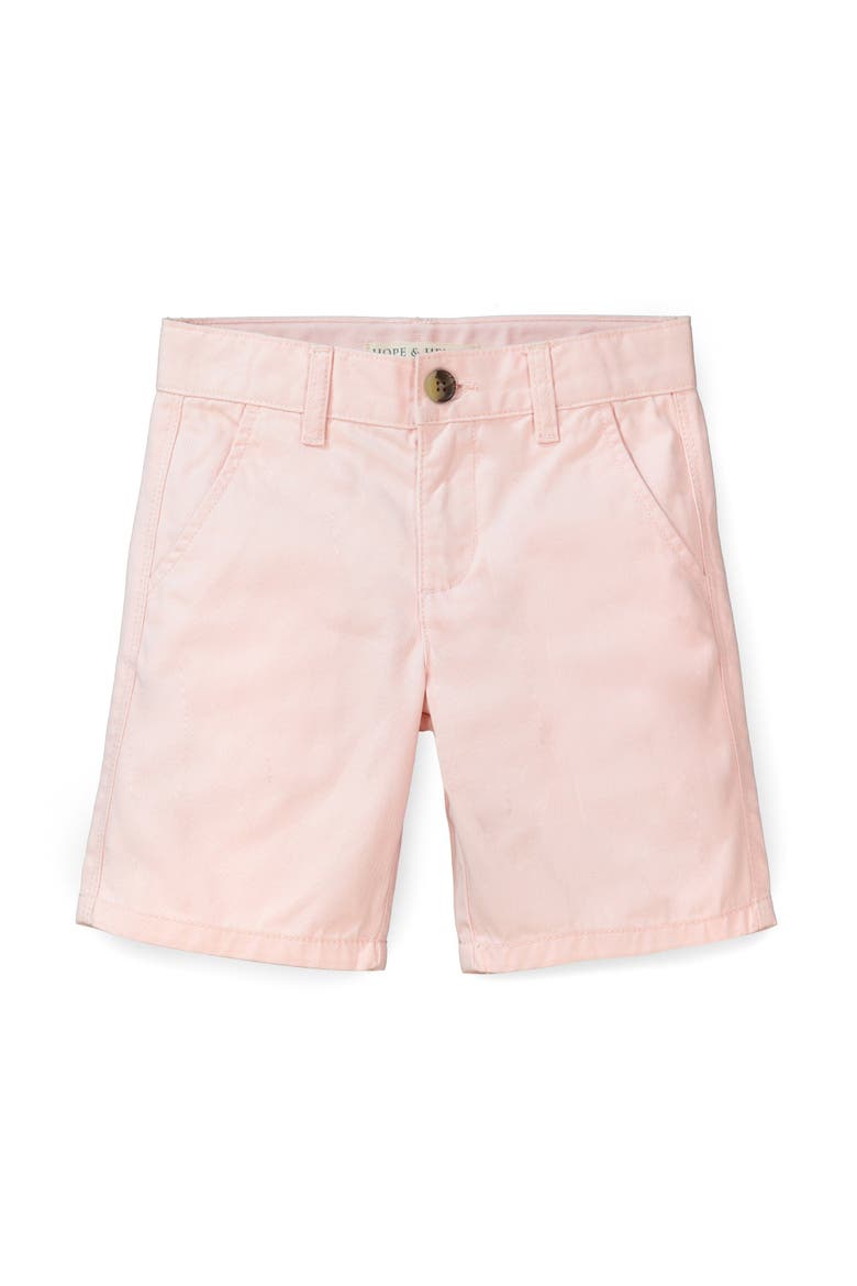 Baby Boys' Chino Short, Infant, Main, color, Light Pink