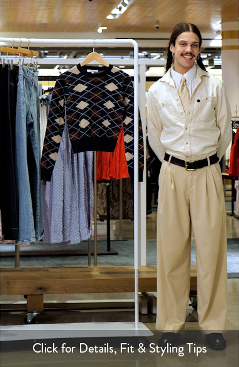 The Henry Argyle Crewneck Sweater, sales video thumbnail