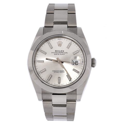 Oyster Perpetual Datejust Automatic Watch Stainless Steel 41