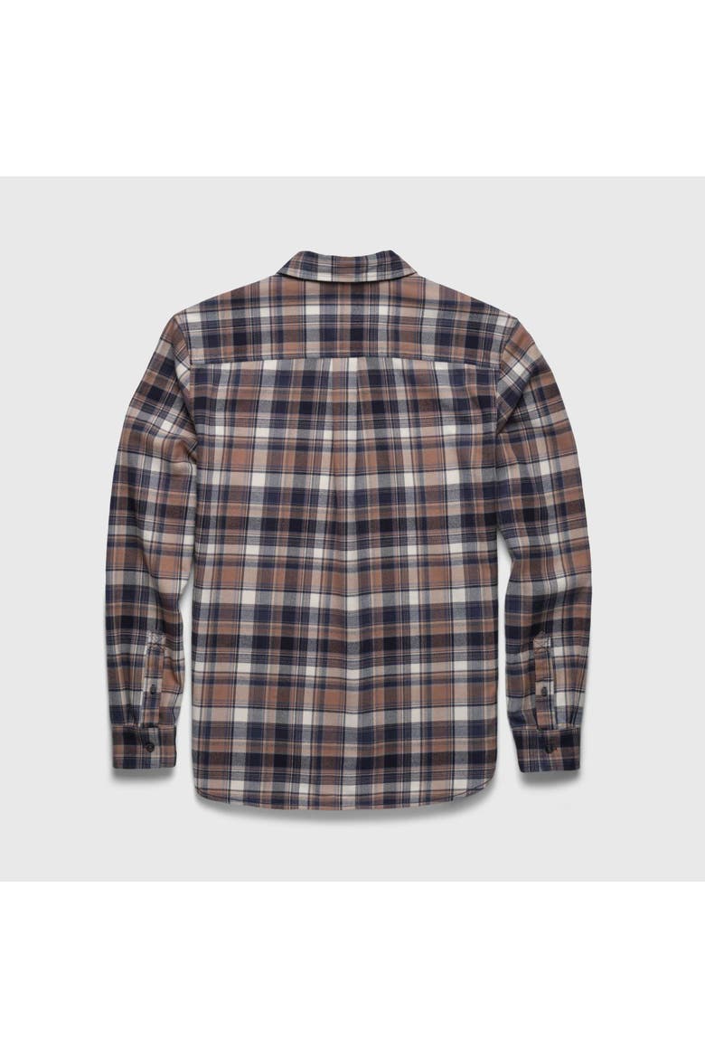 Brian Flannel Plaid Shirt, Alternate, color, Brown Combo