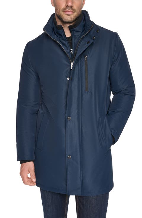 Stand Collar Jacket with Bib