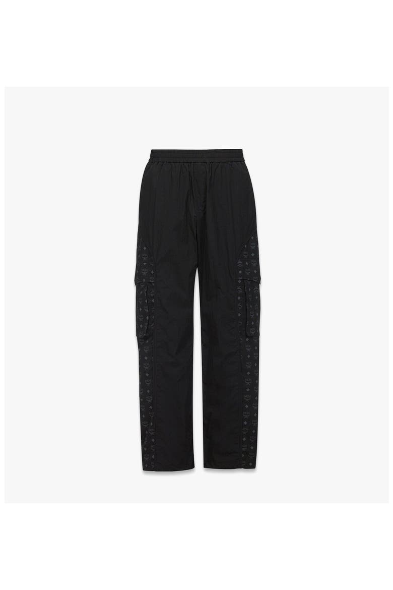 Monogram Cargo Pants in Recycled Nylon, Main, color, White