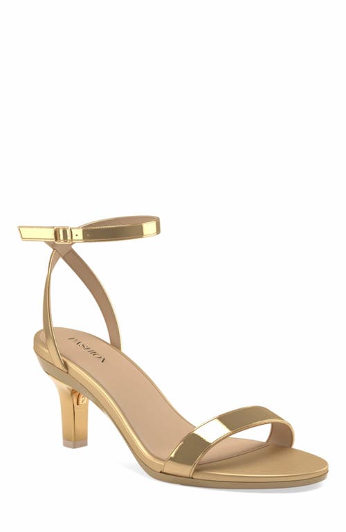 Pashion Footwear The Brenna 3" Stiletto in Gold  product