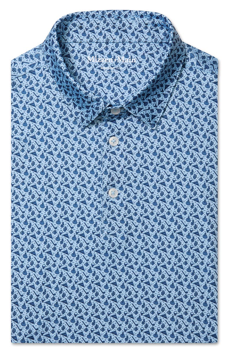 Mizzen+Main Versa Trim Fit Performance Golf Polo, Alternate, color,