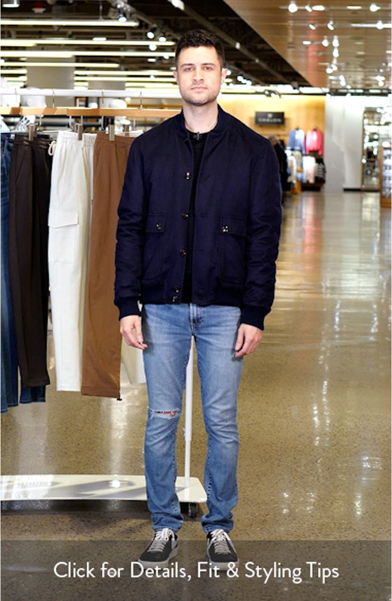 Silk & Cashmere Bomber Jacket, sales video thumbnail