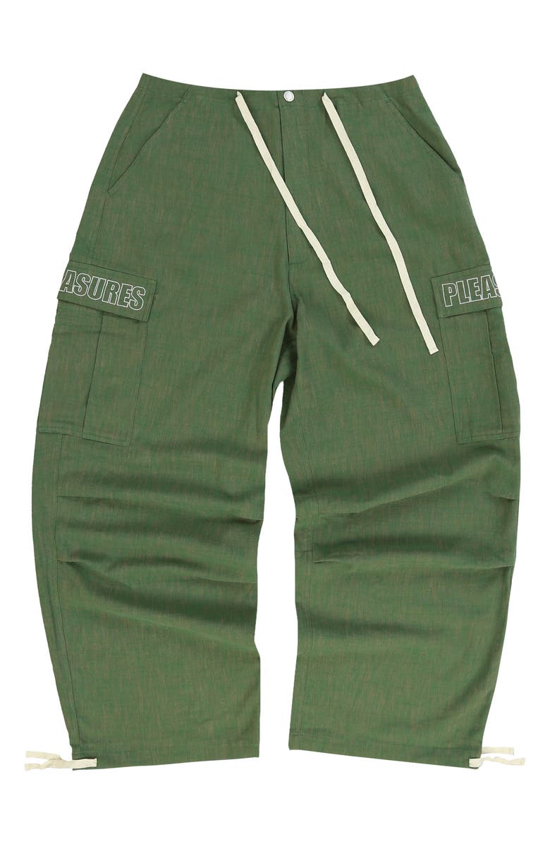 PLEASURES Vistor Wide Fit Cargo Pants, Alternate, color, 