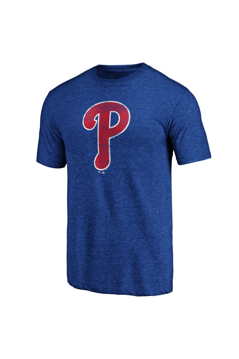 Men's Profile Royal Philadelphia Phillies Big & Tall Weathered Logo T-Shirt, Alternate, color, Royal