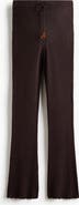 H&M Flared Crochet-look Trousers