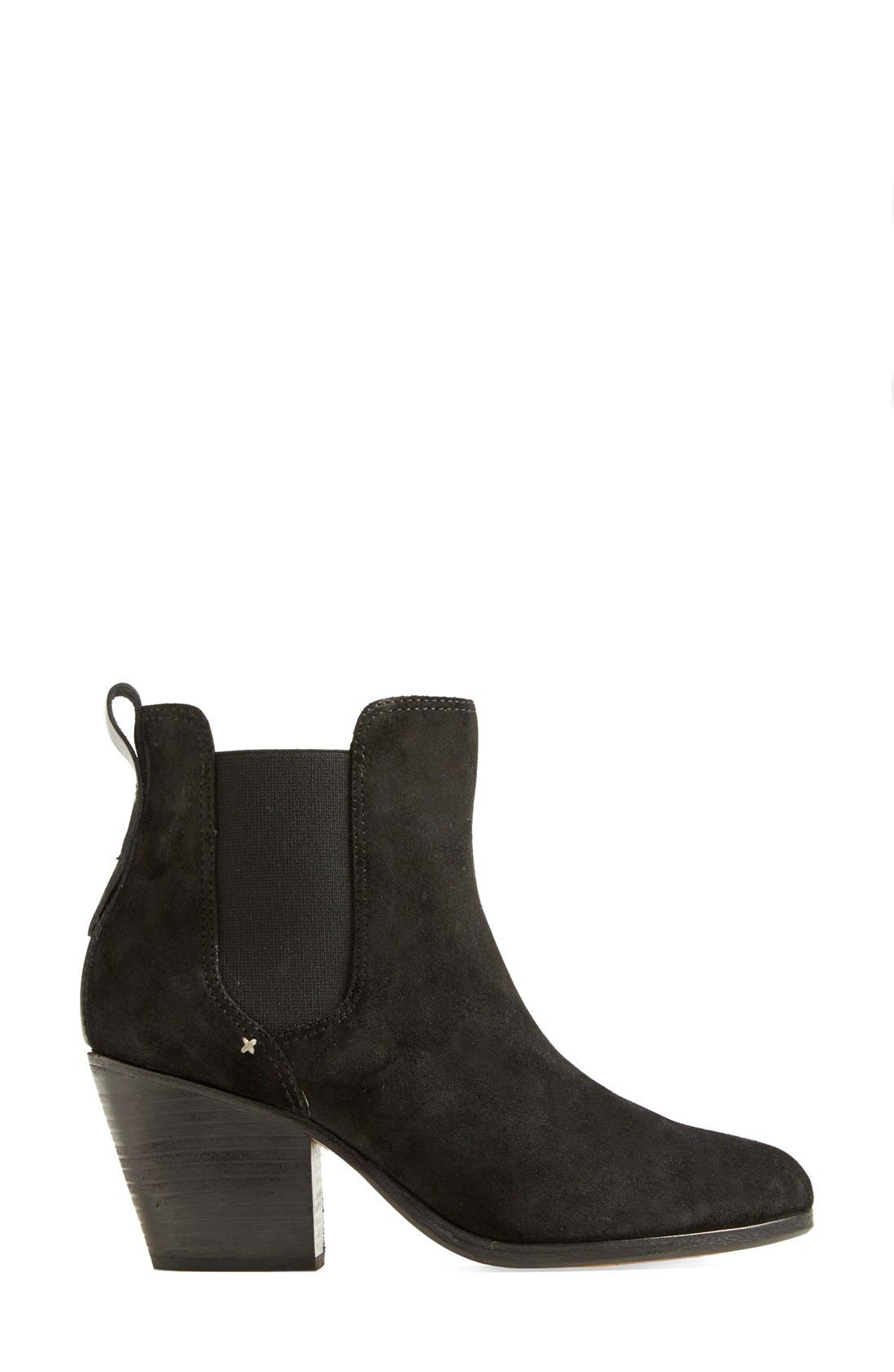 rag & bone 'Devon' Suede Bootie, Alternate, color, 