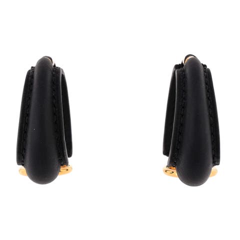 Epure Equestre Earrings Leather with Metal Large