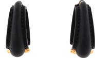 Pre-Owned Hermes Epure Equestre Earrings Leather with Metal Large