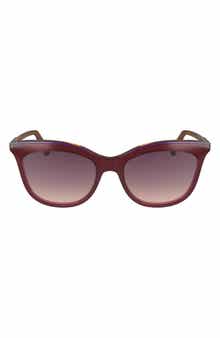 53mm Gradient Cat Eye Sunglasses