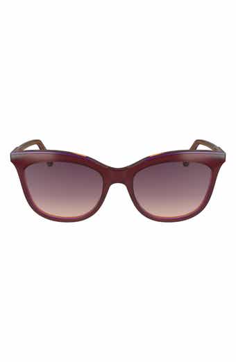 53mm Gradient Cat Eye Sunglasses