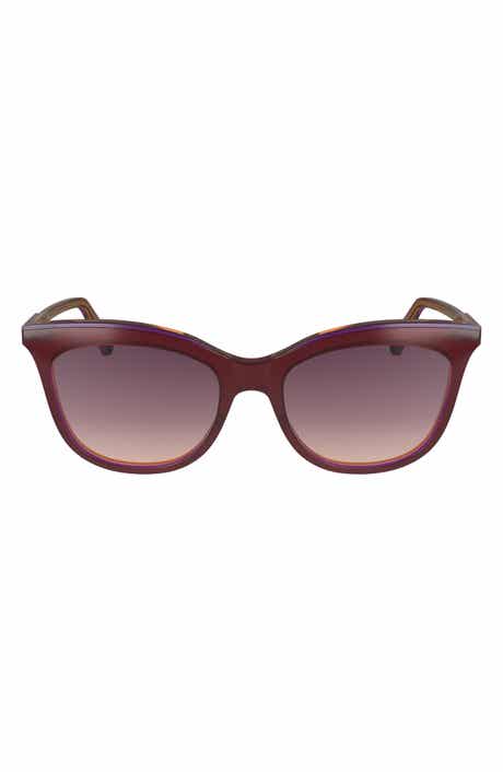 53mm Gradient Cat Eye Sunglasses