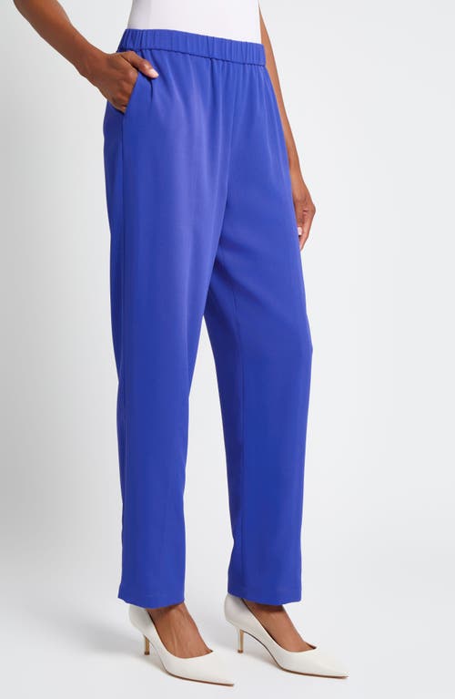 Ming Wang Crêpe De Chine Pants