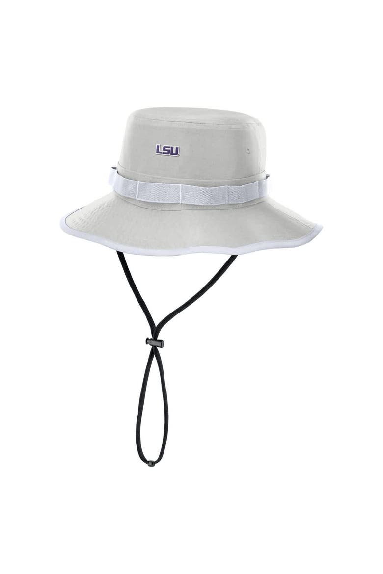 Men's Nike Gray LSU Tigers 2025 Sideline Apex Boonie Bucket Hat, Alternate, color, Gray