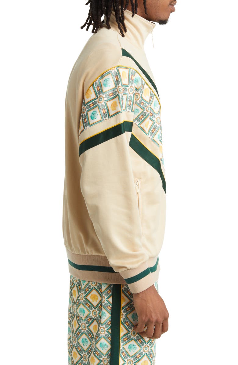 Drôle de Monsieur x Gergei Erdei La Veste Survet' Coquillage Zip Jacket, Alternate, color, 