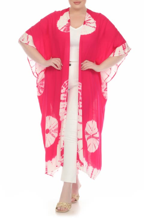 Tie Dye Cover-Up Kaftan (Plus)