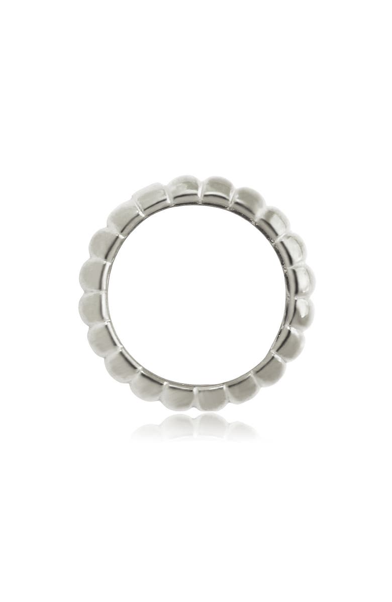 REBL Ribbed Band Ring, Alternate, color, Silver