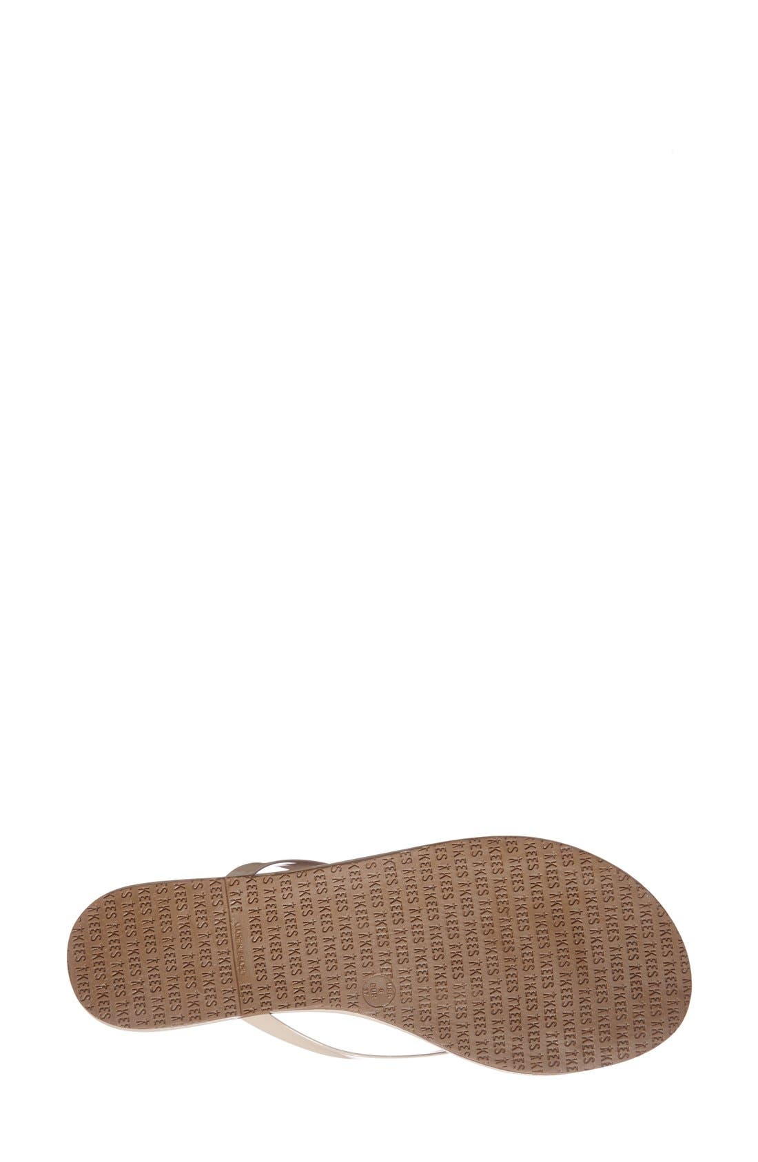 TKEES 'Glosses' Flip Flop, Alternate, color, Custard