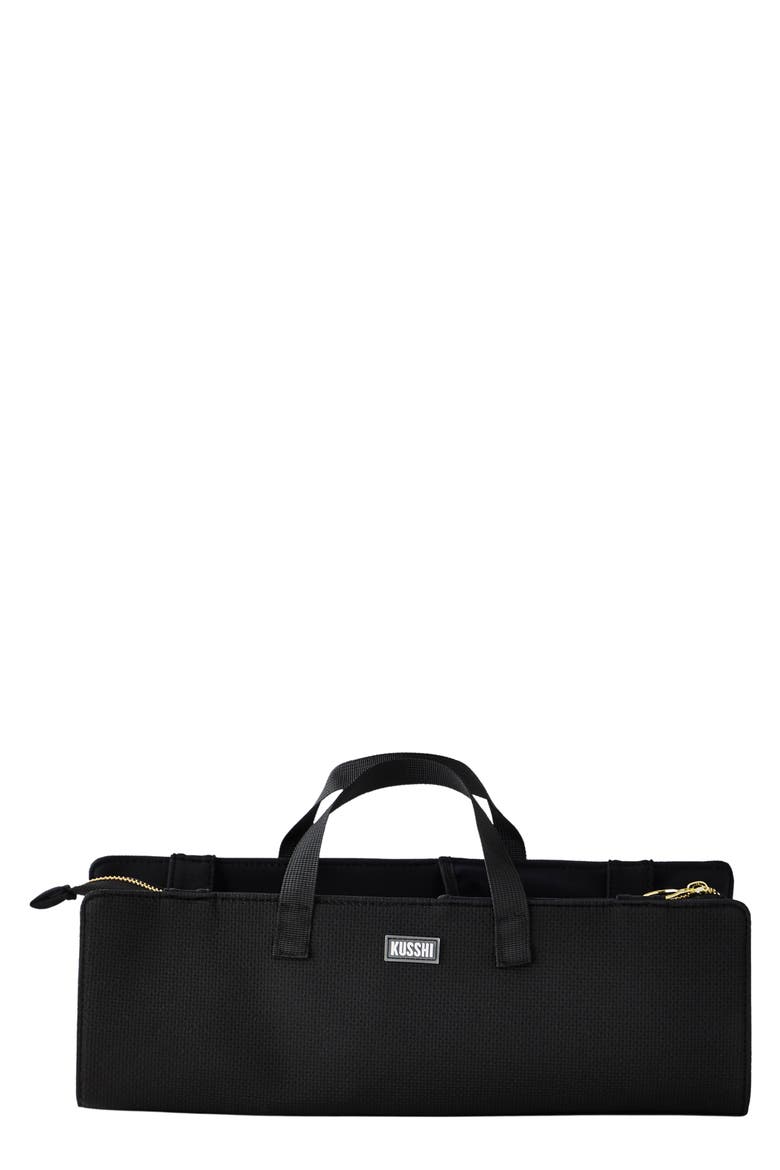 Hair Tools Bag, Main, color, BLACK/ PINK