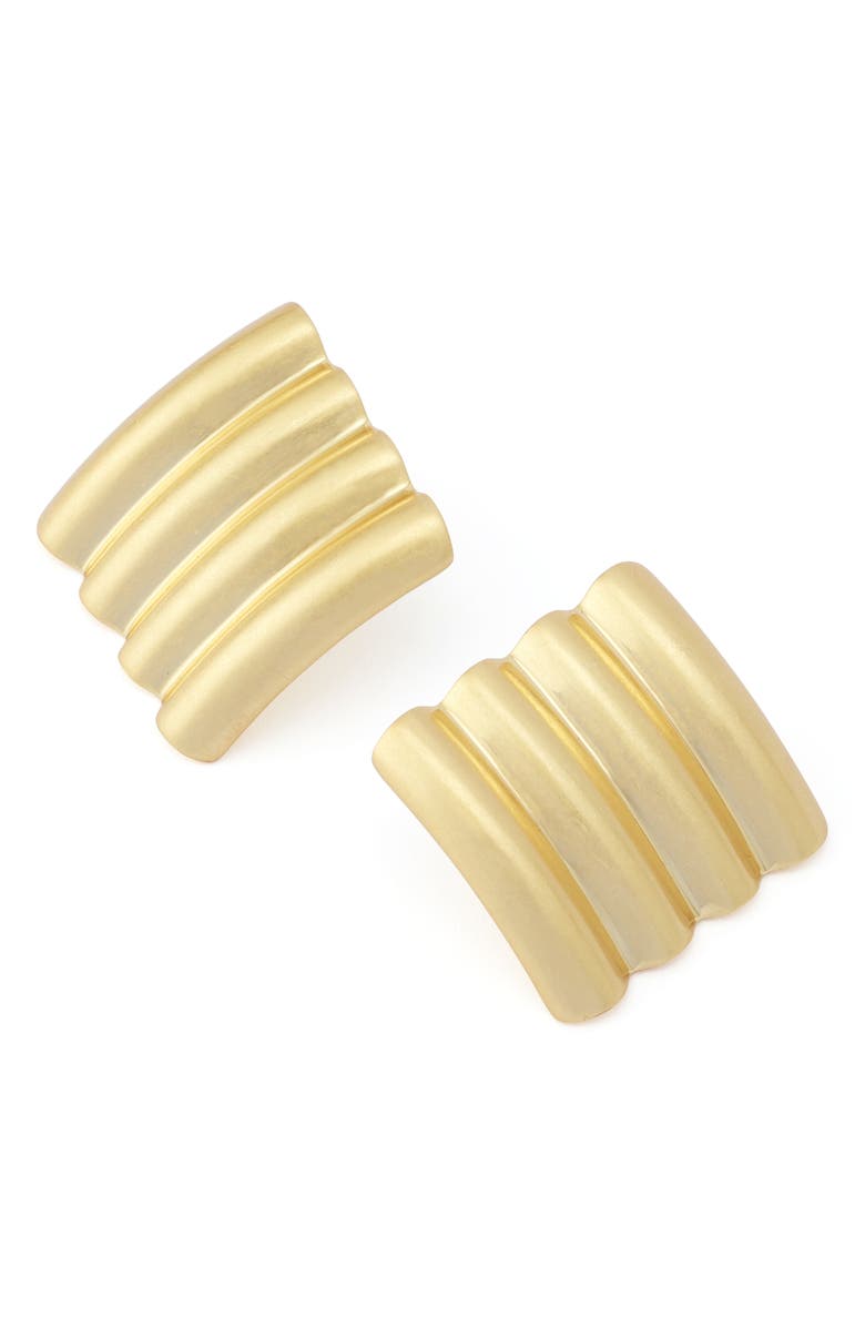 AllSaints Multi Tube Stud Earrings, Alternate, color, Vintage Gold