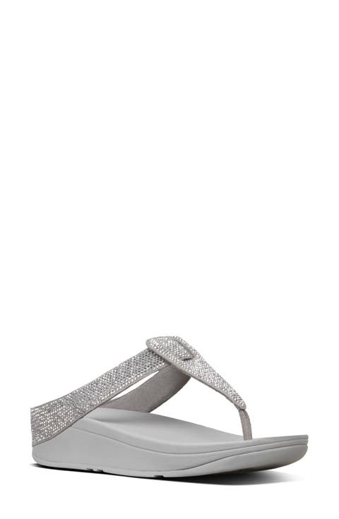 Isabelle Toe Post Wedge Sandal (Women)
