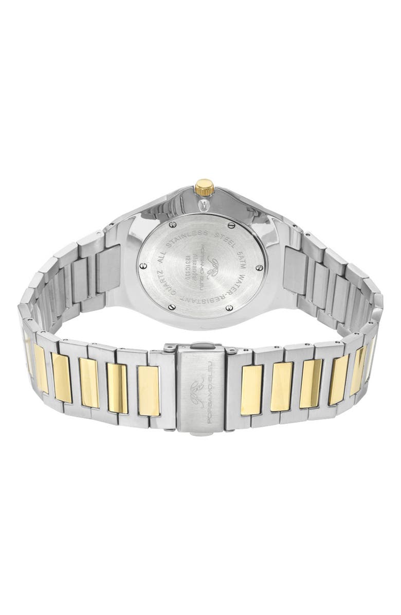 PORSAMO BLEU Alexander Two-Tone Bracelet Strap Watch, 41mm, Alternate, color, Two Tone