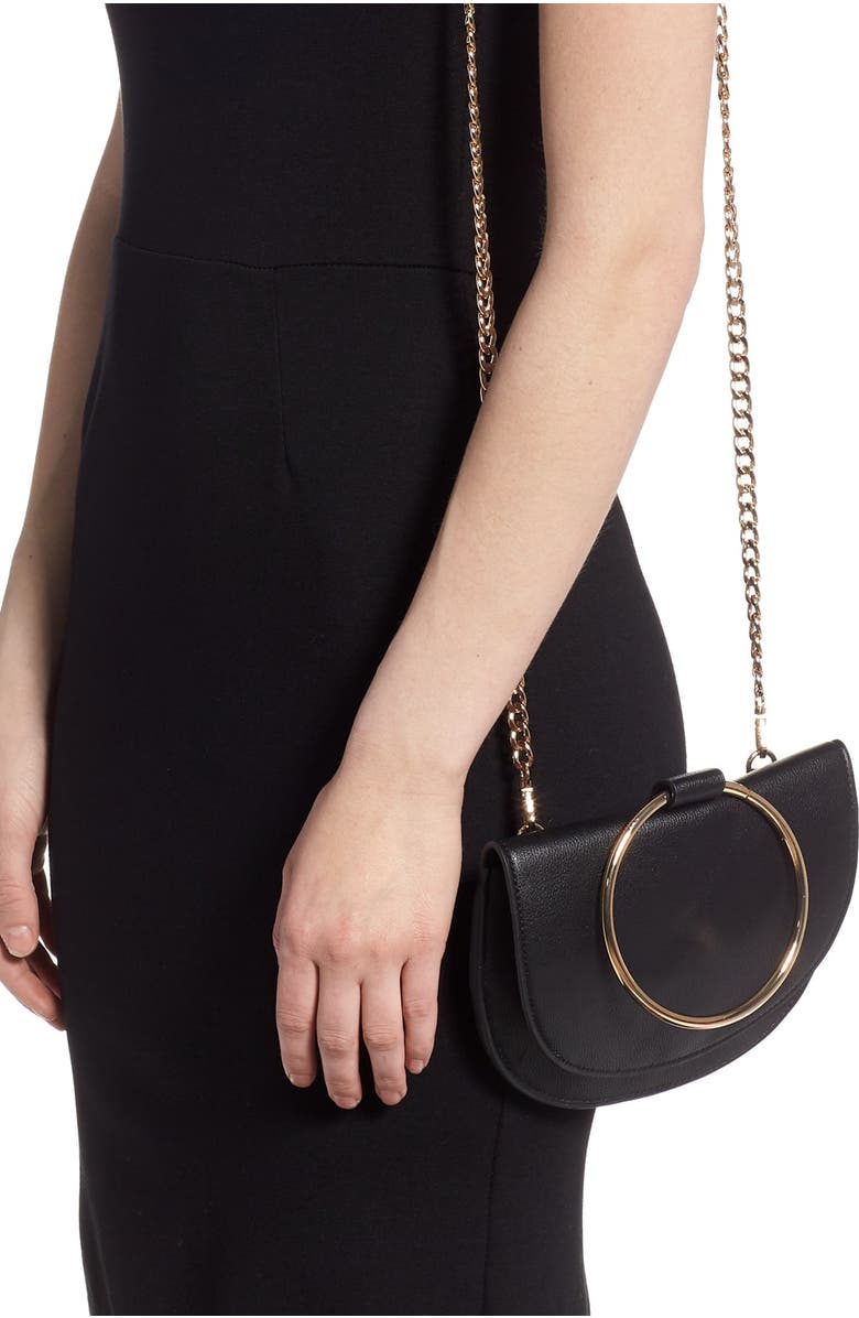 Trouvé Reese Faux Leather Ring Crossbody Bag, Alternate, color,