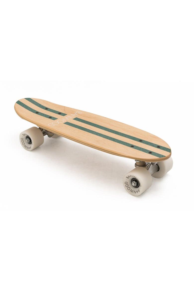 Skateboard Canadian Maple Outdoor Skating Kids Balance, Alternate, color, Dark green