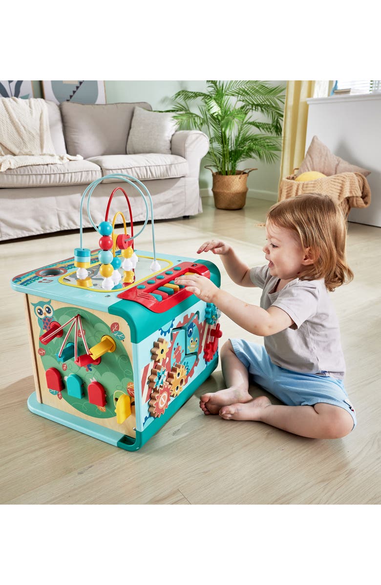 Hape Explore & Learn Magic Cube, Alternate, color, Multi